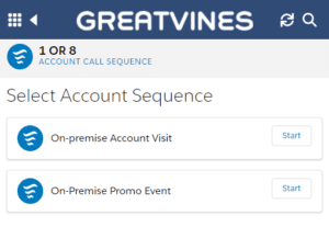 Select Account Sequence
