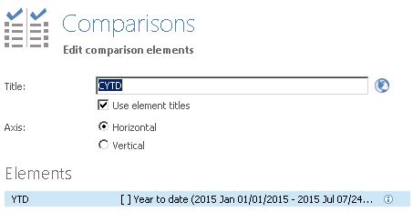 Screenshot of Comparison's Elements editing page