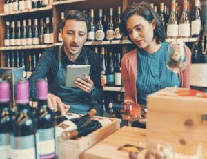 distributor and supplier selling wine