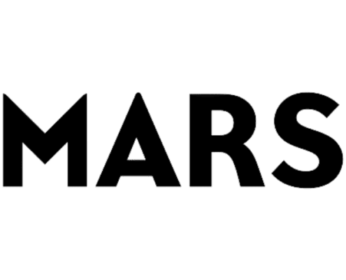 Mars logo black and white